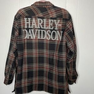 Harley-Davidson Flannel Shirt Jacket